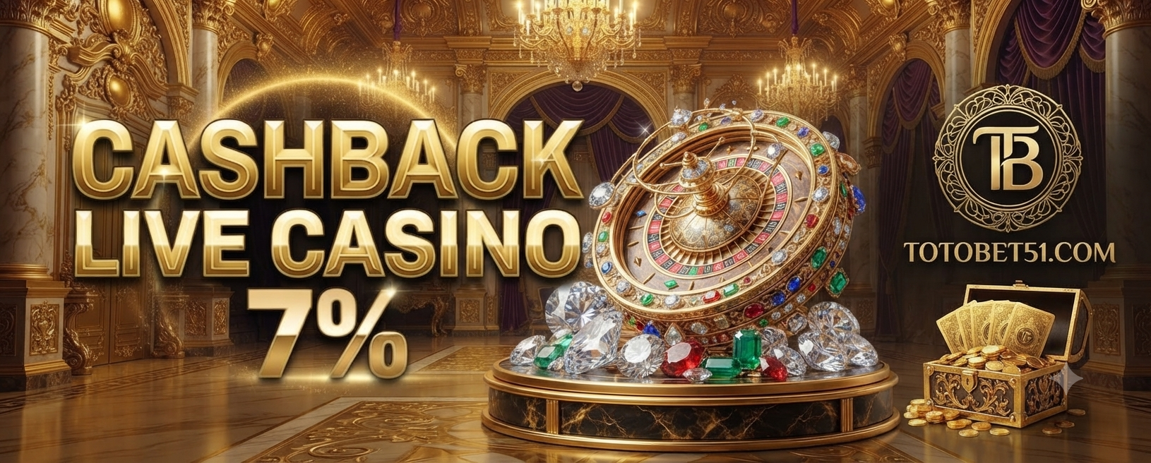 CASHBACK LIVE CASINO 7%